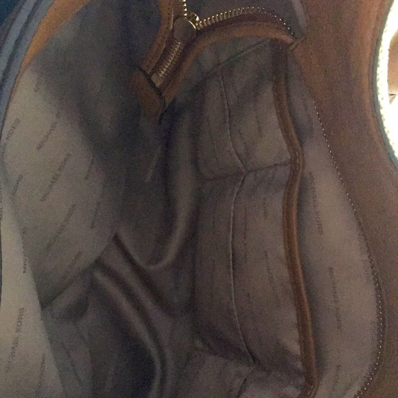 FINAL SALE PRICE MK Tan Canvas and Leather Bag - Picture 6 of 10